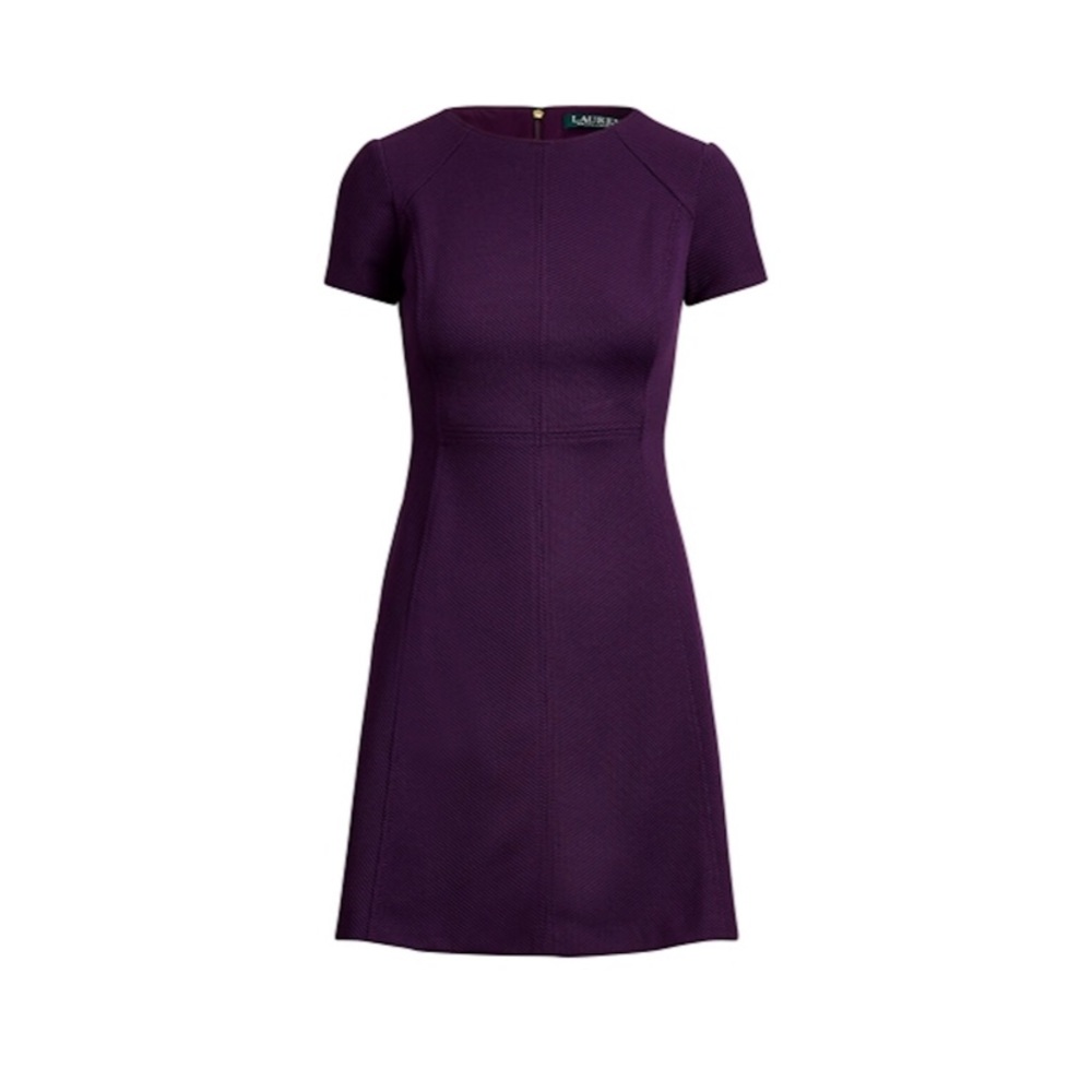 Ralph Lauren Womens Purple Zippered Solid Short